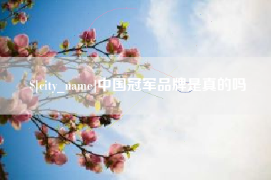 钟祥中国冠军品牌是真的吗