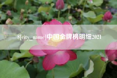 钟祥中国金牌榜明细2021