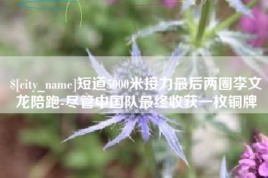钟祥短道5000米接力最后两圈李文龙陪跑-尽管中国队最终收获一枚铜牌