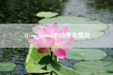 钟祥中国夺金情况