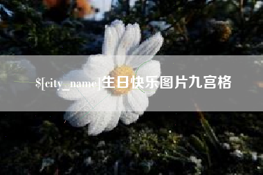 钟祥生日快乐图片九宫格