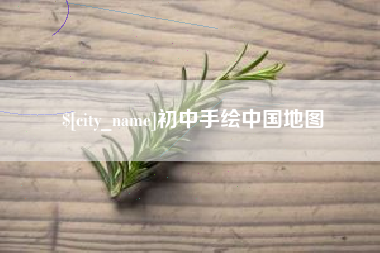 钟祥初中手绘中国地图