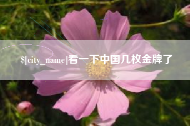 钟祥看一下中国几枚金牌了