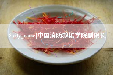 钟祥中国消防救援学院副院长