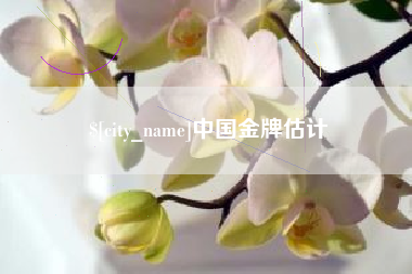 钟祥中国金牌估计