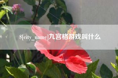 钟祥九宫格游戏叫什么