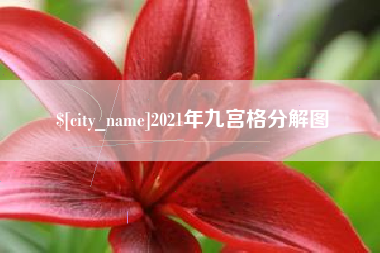 钟祥2021年九宫格分解图