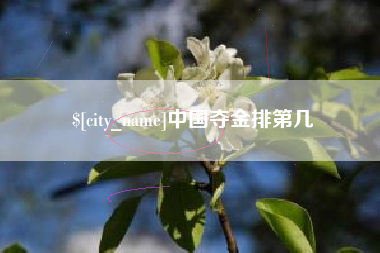 钟祥中国夺金排第几