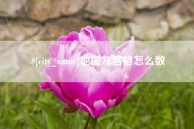 钟祥地图九宫格怎么数