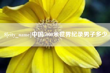钟祥中国5000米世界纪录男子多少