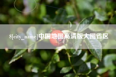 钟祥中国地图高清版大图省区