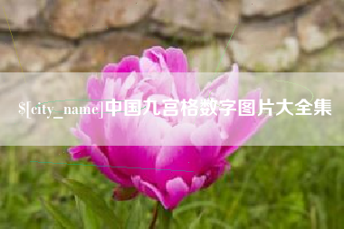 钟祥中国九宫格数字图片大全集