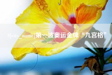 钟祥第一波奥运金牌“九宫格”