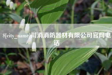 钟祥川消消防器材有限公司官网电话