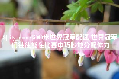 钟祥5000米世界冠军配速-世界冠军们往往能在比赛中巧妙地分配体力