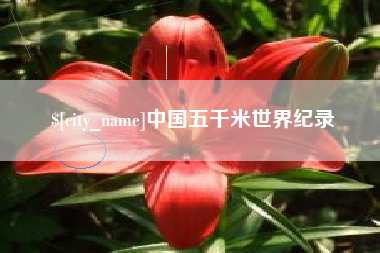 钟祥中国五千米世界纪录