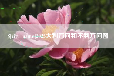 钟祥2025大利方向和不利方向图