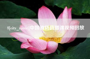 钟祥中国消防直播课视频回放