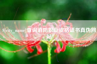 钟祥查询消防职业资格证书真伪网站