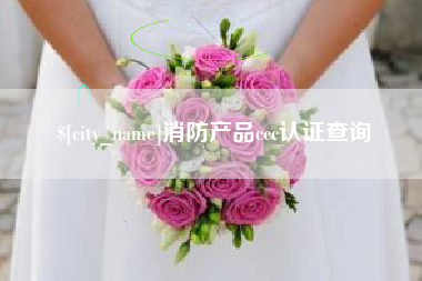钟祥消防产品ccc认证查询