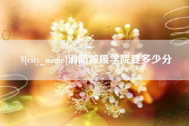 钟祥消防救援学院要多少分